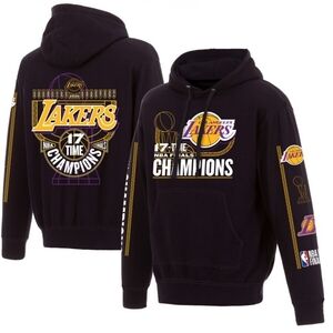 Fanatics Los Angeles Lakers Black Hooded Sweatshirt Size Extra Large